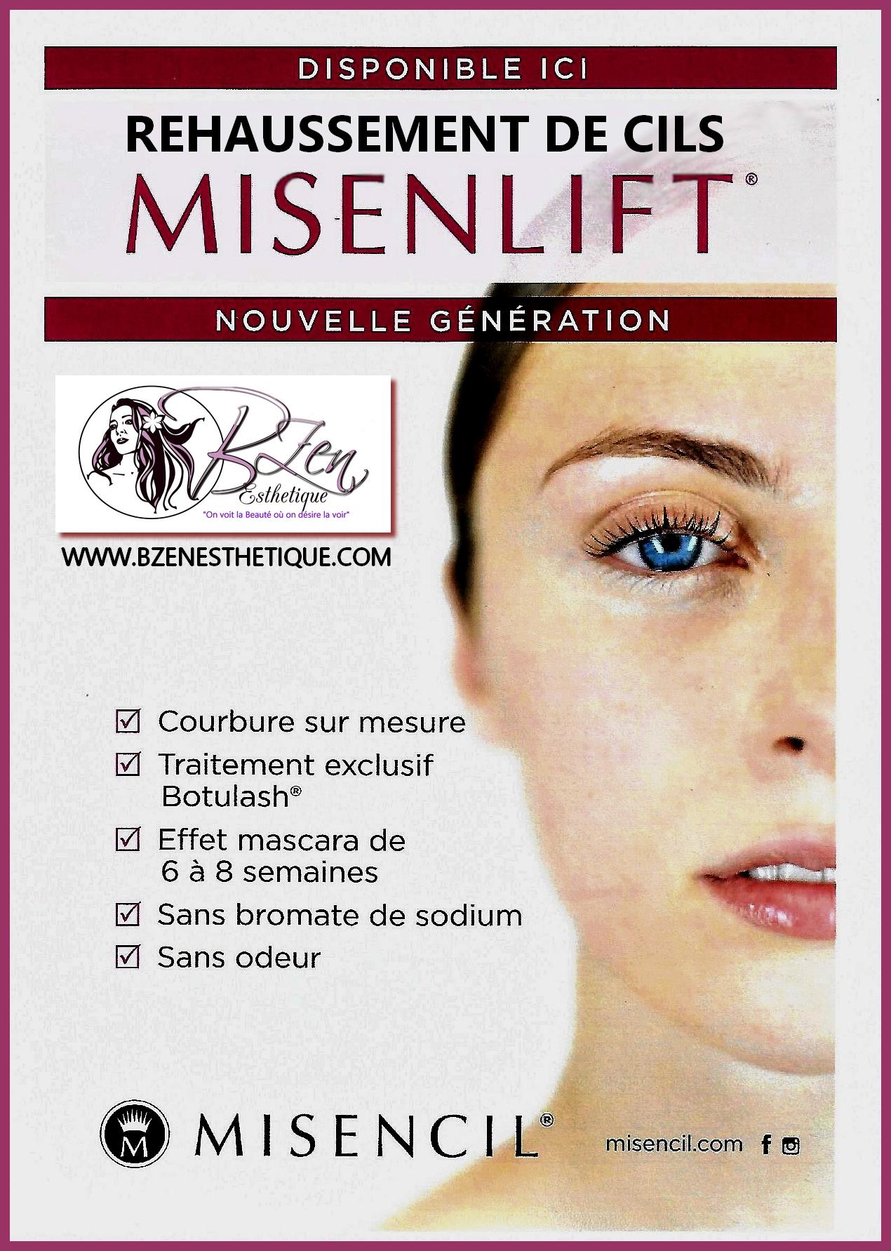 Misenlift disponible chez bzen esthetique